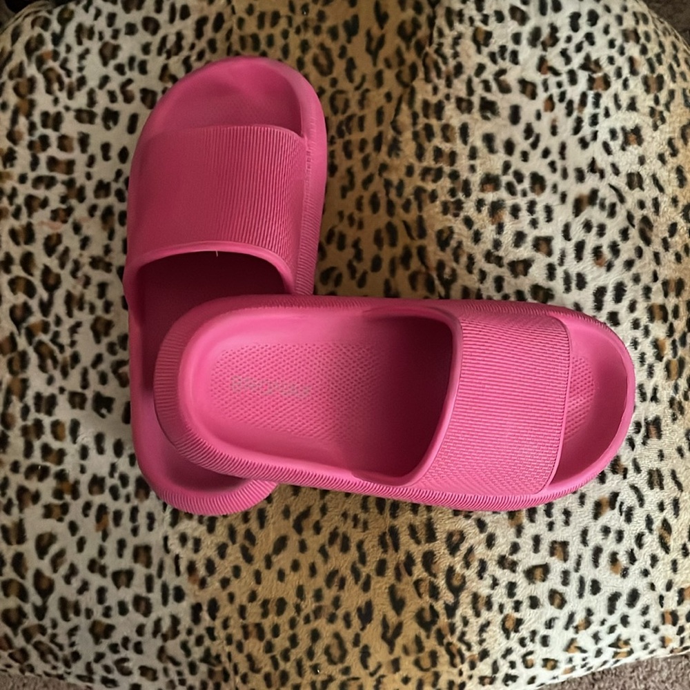 Pink Slide Sandals - Picture 2 of 4
